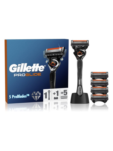 Gillette ProGlide самобръсначка с поставка + резервни ножчета 4 бр.