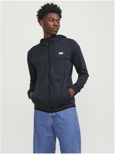 Dark blue men's zip hoodie Jack & Jones Air - Men's