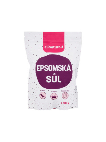 Allnature Epsom Salt Соли за вана 1000 g