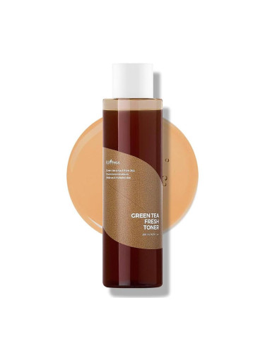 Тонер за лице изглажда пречиства порите със зелен чай ISNTREE Green Tea Fresh Toner 200ml
