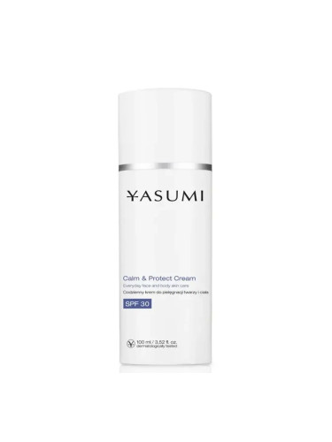 Слънцезащитен успокояващ крем за лице SPF30 YASUMI Calm Protect Cream