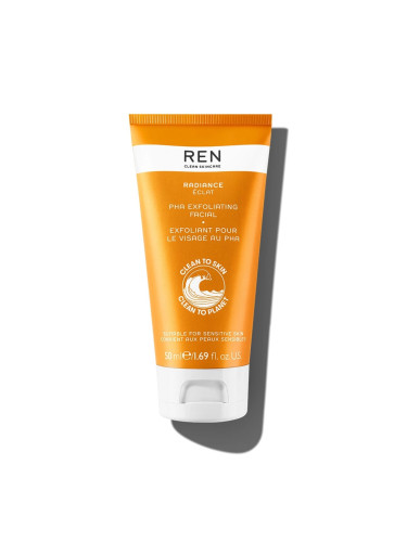 Маска за лице с PHA озарява ексфолира REN Radiance PHA Exfoliating Facial