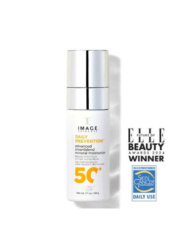 Слънцезащитен крем за лице хидратира SPF50+ IMAGE Skincare Daily Prevention Advanced Smartblend Mineral Moisturizer