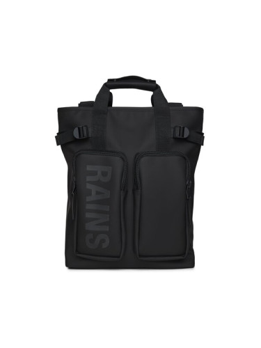 Rains Раница Texel Tote Backpack W3 14240 Черен