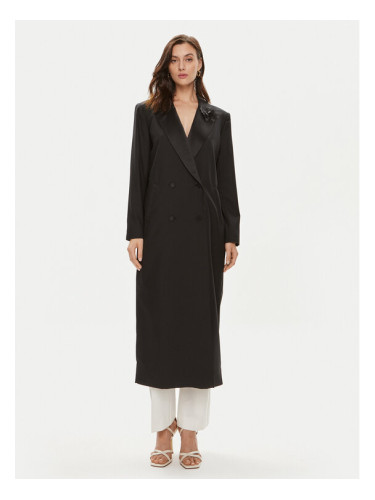 Custommade Преходно палто Harper 999483805 Черен Regular Fit