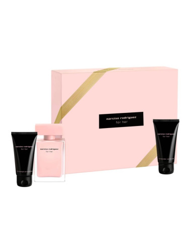 Narciso Rodriguez for Her Дамски комплект EDP Парфюм за жени 50 ml Балсам за тяло 50 ml Душ гел 50 ml