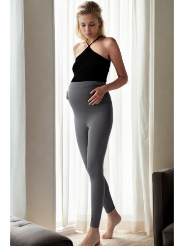 86606 Dewberry Thermal Warm Flexible Winter Pregnant Tights-ANTHRACITE