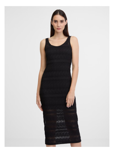 Orsay Black Women's Midi Dress - Women's