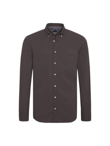 Tommy Hilfiger Shirt - MINI HOUNDSTOOTH SHIRT brown