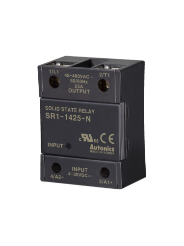 Солид стейт реле, SR1-1425-N, полупроводниково, 4-30VDC, товароносимост 25A/480VAC