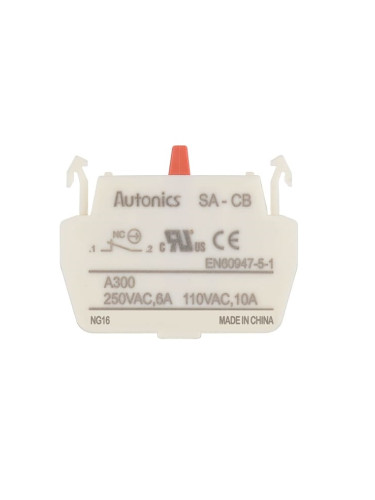 Контактен блок SA-CB, 5A/230VAC, SPST-NC, AUTONICS