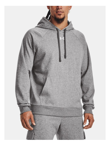 Under Armour UA Rival Fleece Hoodie Sweatshirt Siv