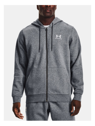 Under Armour UA Essential Fleece FZ Hood Sweatshirt Siv