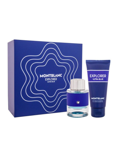 Mont Blanc Explorer Ultra Blue Мъжки комплект EDP Парфюм 60 ml Душ гел 100 ml /2021