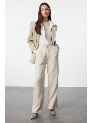 Trendyol Mint Straight/Straight Cut Woven Trousers