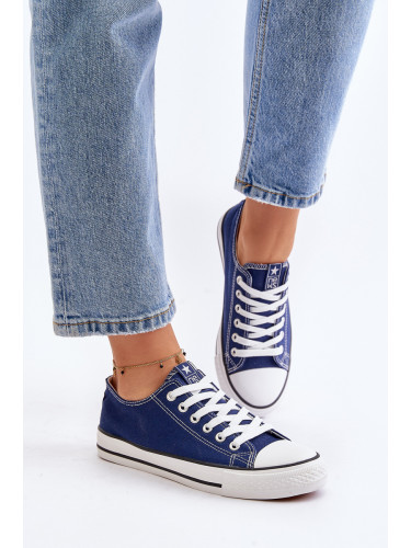 Boto Дамски класически кецове тъмносини Ecoma