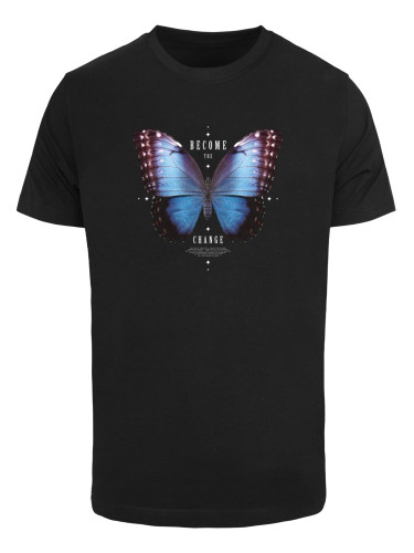 Men's T-shirt Become the Change Butterfly black