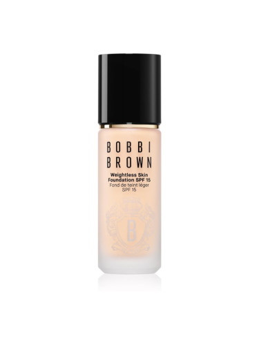 Bobbi Brown Weightless Skin Foundation SPF 15 дълготраен фон дьо тен с хидратиращ ефект цвят Porcelain 30 мл.