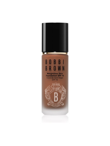 Bobbi Brown Weightless Skin Foundation SPF 15 дълготраен фон дьо тен с хидратиращ ефект цвят Cool Walnut 30 мл.