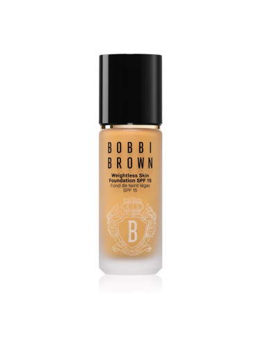 Bobbi Brown Weightless Skin Foundation SPF 15 дълготраен фон дьо тен с хидратиращ ефект цвят Golden Honey 30 мл.