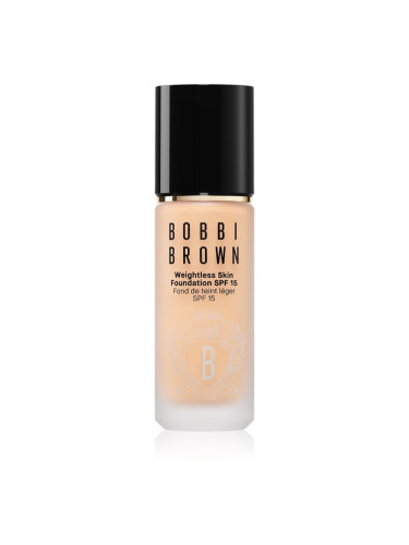 Bobbi Brown Weightless Skin Foundation SPF 15 дълготраен фон дьо тен с хидратиращ ефект цвят Natural 30 мл.