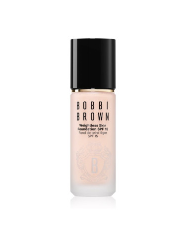 Bobbi Brown Weightless Skin Foundation SPF 15 дълготраен фон дьо тен с хидратиращ ефект цвят Alabaster 30 мл.