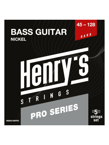 Henry's PRO Nickel 45-128 Струни за 5-струнна бас китара