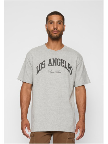 Men's oversize T-shirt L.A. College gray