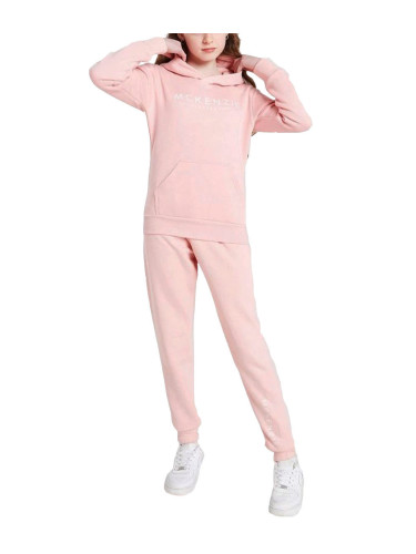 McKENZIE Hooded Polyester Tracksuit Coral