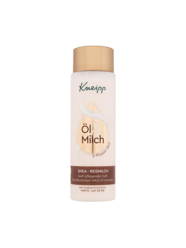 Kneipp Oil & Milk 2-Phase Bath Shea & Rice Milk Душ олио за жени 250 ml