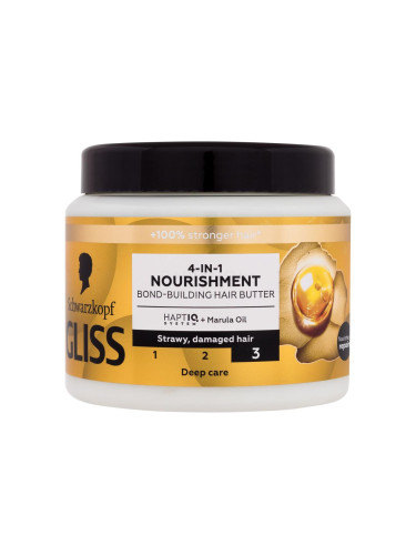 Schwarzkopf Gliss Nourishment 4-in-1 Hair Butter Маска за коса за жени 400 ml