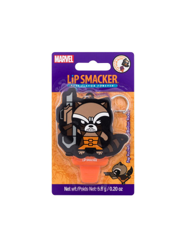 Lip Smacker Marvel Guardians of the Galaxy Rocket Keychain Lip Balm Pop Rockets Candy Балсам за устни за деца 5,8 g