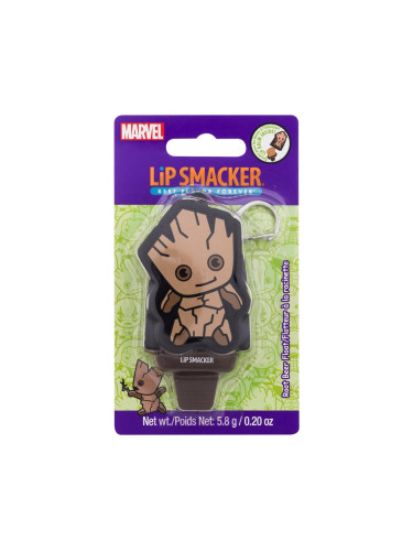 Lip Smacker Marvel Guardians of the Galaxy Groot Keychain Lip Balm Root Beer Float Балсам за устни за деца 5,8 g