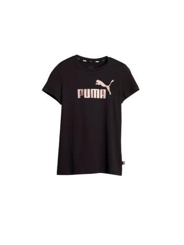 PUMA Essentials+ Logo Tee Black