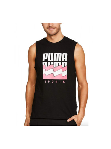 PUMA Summer Graphic Tank Top Black