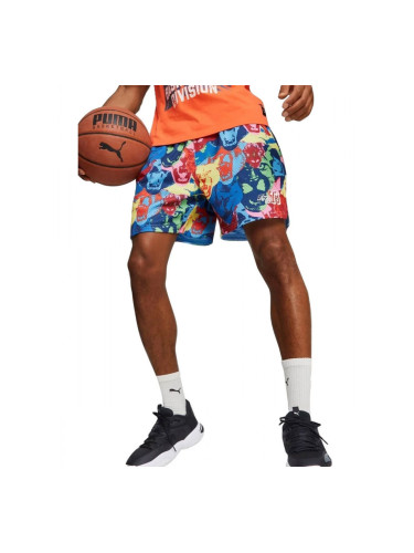 PUMA Franchise All Over Printed Basketball Shorts Multicolor