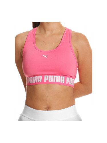 PUMA Strong Mid Impact Training Bra Pink