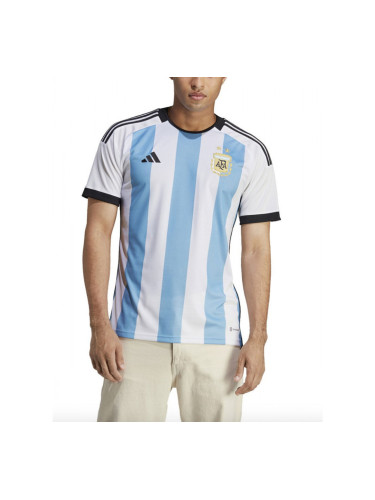 ADIDAS Argentina 22 Home Football Tee White/Blue