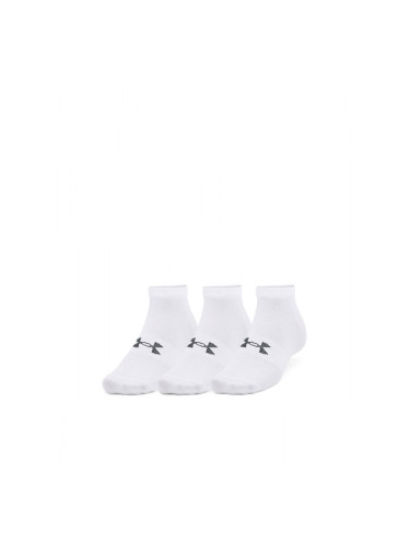 UNDER ARMOUR 3-Packs Essential Low Cut Socks White