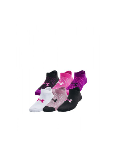 UNDER ARMOUR 6-Packs Essential No Show Youth Socks Multicolor