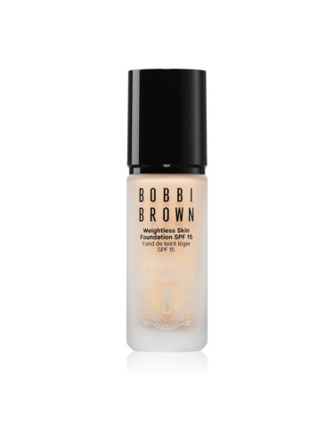 Bobbi Brown Weightless Skin Foundation SPF 15 Mini дълготраен матиращ фон дьо тен с хидратиращ ефект цвят Cool Ivory 13 мл.