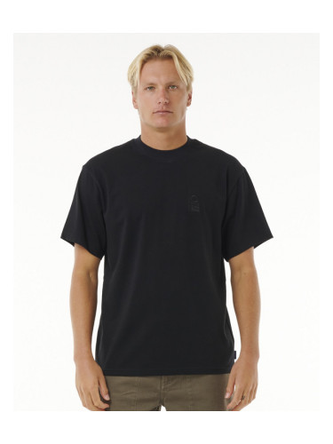 Rip Curl SEARCH EMBROIDERY TEE Black T-shirt