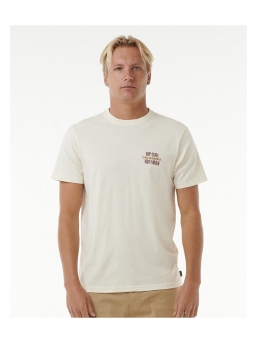 Rip Curl SURF REVIVAL HOFFMAN DECAL TEE Bone T-shirt