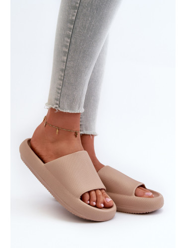 Дамски леки джапанки с дебели подметки