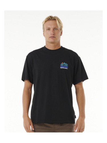 Rip Curl VAPORCOOL SEARCH TREK TEE Black T-shirt