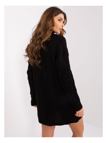 Black knitted dress RUE PARIS