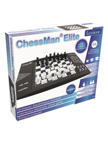  Електронен луксозен шах Lexibook: ChessMan Elite