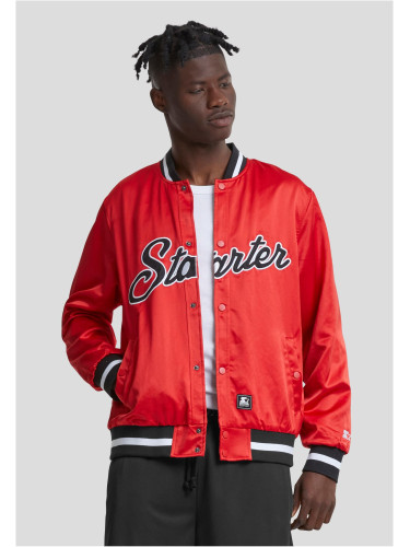 Men's Starter Jacket Satin College Red