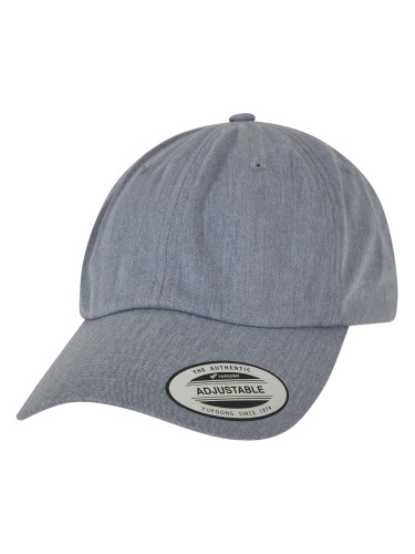 Men's cap Twill heather gray