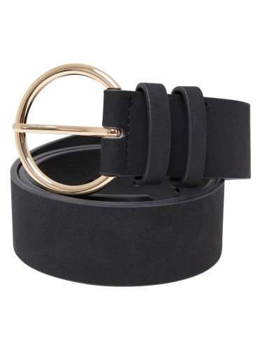 Basic Suede PU Belt black